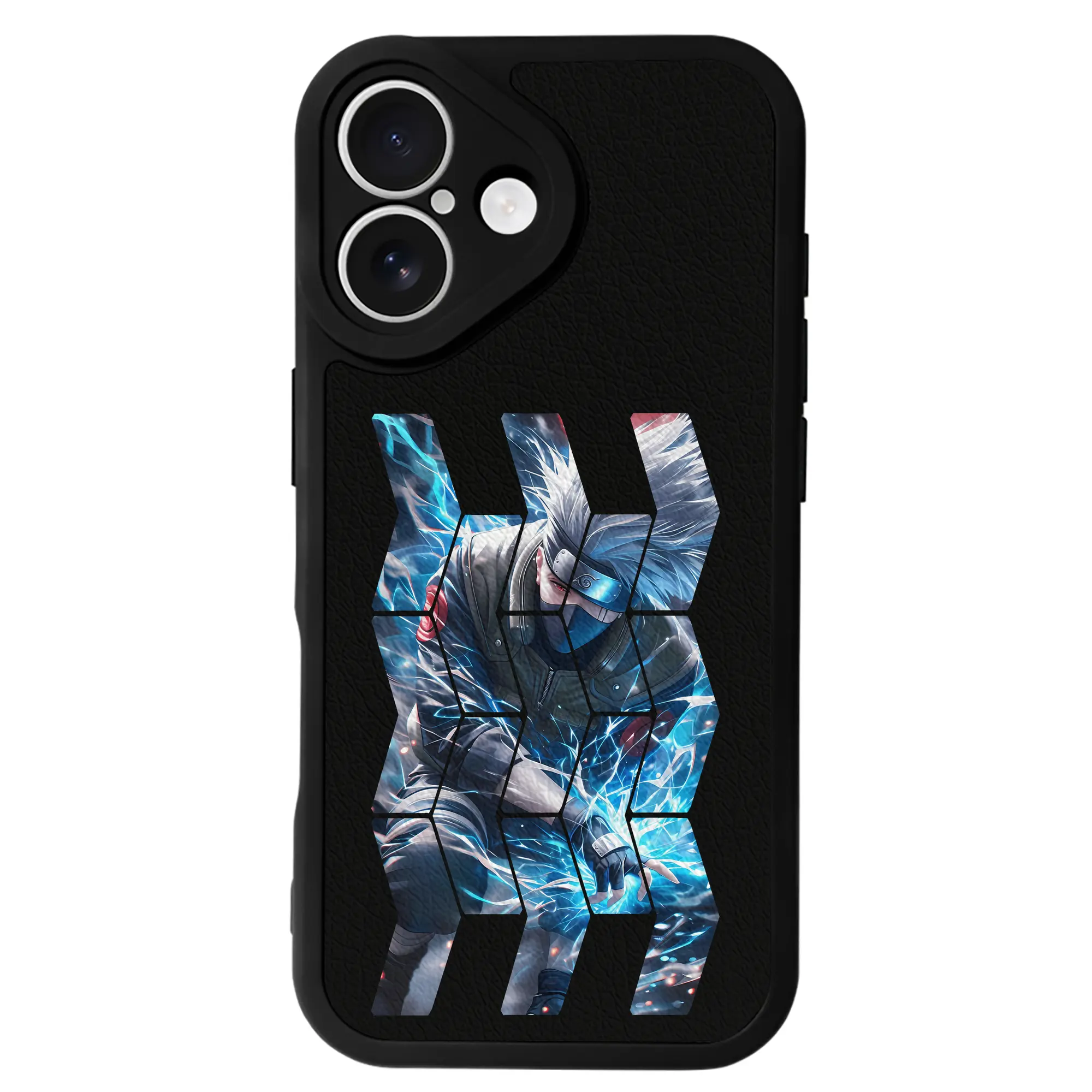 ナルト グッズ はたけ カカシ - IPhone 16シリーズ対応 ・ シリコンスマホケース ・ レザー調 ・ 高精度フィット ・ 耐衝撃 ・ ワイヤレス充電対応 ・ 精密カット